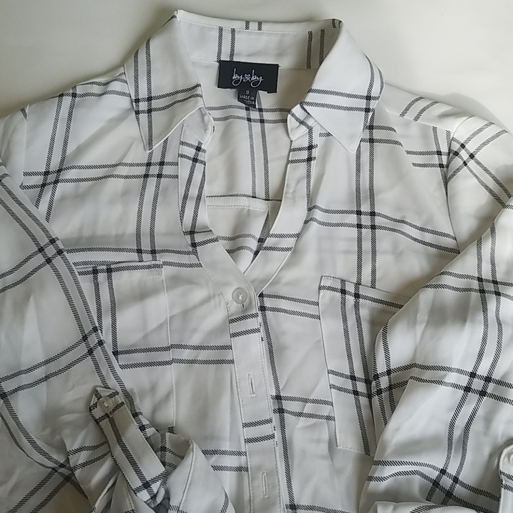 White striped blouse